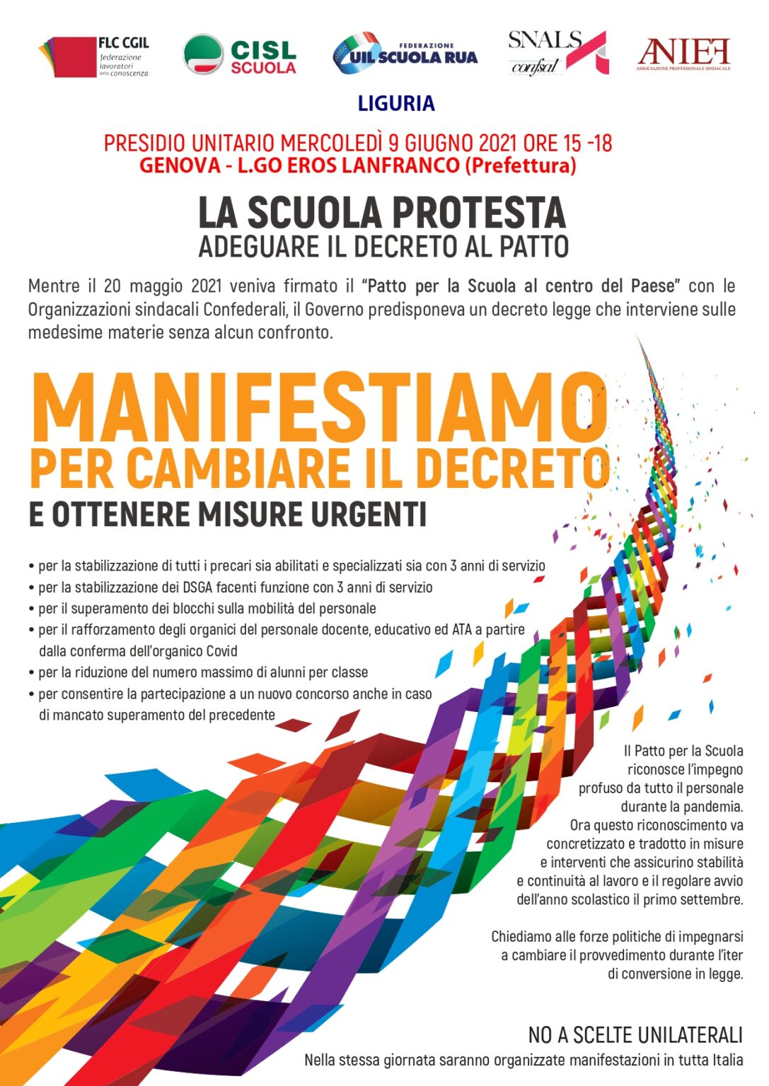 locandina-manifestazione-scuola-decreto-sostegni-bis-del-9-giugno-2021 ...